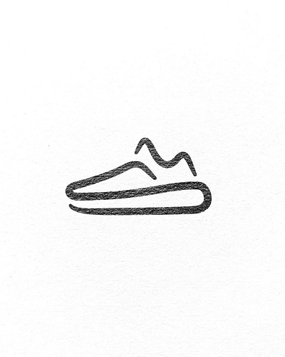 The logo design I made for sneakermarket.io minimallogo onelinelogo sneakerillustration sneakerlogo