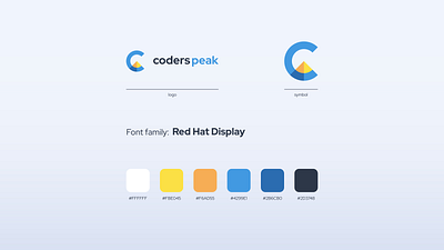 CodersPeak logo branding design flat graphic design illustration logo logotype software symbol ui vector
