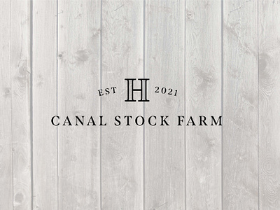 Canal Stock Farm Logo Design branding design graphic design logo typography vector