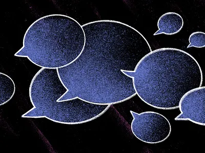 Overcommunication colorful cool drawing editorial illustration illustration people texture vibrant