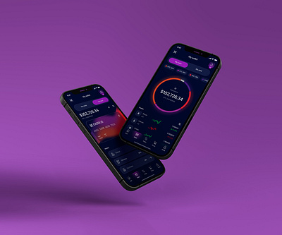 Crypto wallet app design ui ux