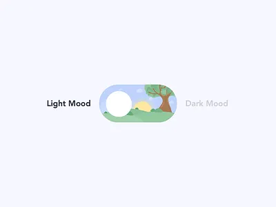 Light/Dark Mode Toggle animation brand branding clean dark mode design graphic design illustration illustrator ligth mode logo motion graphics toggle ui ux vector