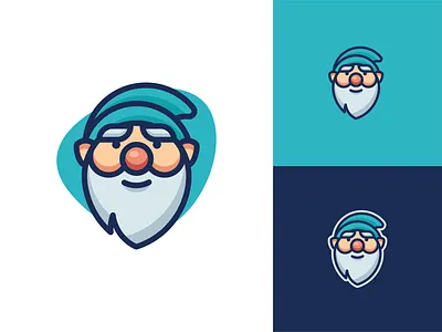 simple dwarf logo branding cartoon dwarf graphic design logo logo cartoon modern simple vector