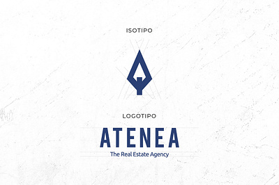 Atenea | Real Estate Agency branding graphic design logo real estate