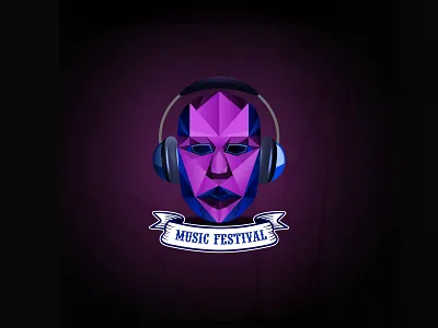Music Festival branding creative dribbble illustration logo ui ux vector weekly warm up