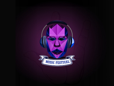 Music Festival branding creative dribbble illustration logo ui ux vector weekly warm up