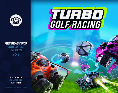 Turbo Golf Racing UI Design branding design gui icons illustration interface logo punchev ui ux