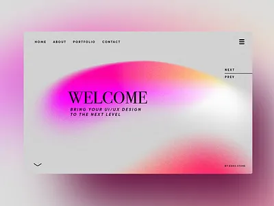 Chroma Grainy Gradient Textures branding design gradient gradients grainy graphic design photoshop retro typography ui ux vivid website