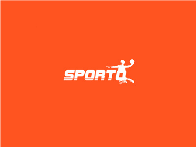 Sports minimal logo design basketball basketball logo brand identity branding creative design handball handball logo illustration logo logo concept logo design logotype minimal orange sports logo sporto logo sports sports logo typography