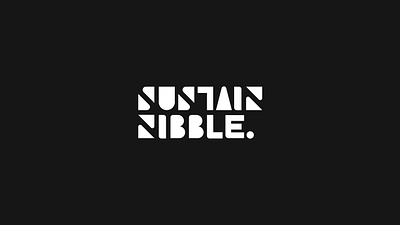 SustainNibble | Branding design logo typography