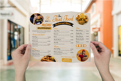 Trifold Restaurant Menu Design bar menu creative design digital menu flyers food flyer food menu graphic design menu board menu design menu website menus print design restaurant menu design trifold flyer trifold flyer design trifold menu trifold menu design