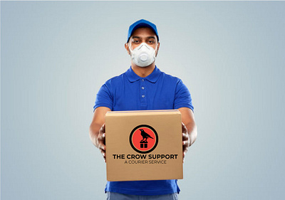 A courier service logo for my clients brand identity branding design graphic design logo logo design logo icon logo inspiration logo trends round logo vector
