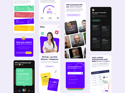 Career Dynamics app mockup app ui career career website figma minimal ui mobile app mobile website responsive ui ux ui design ux ux design