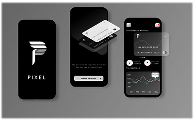 Pixel design graphic design logo ui
