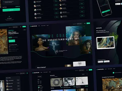 Product Design — SatoriTurtle app creative dark design product responsive ui ux website