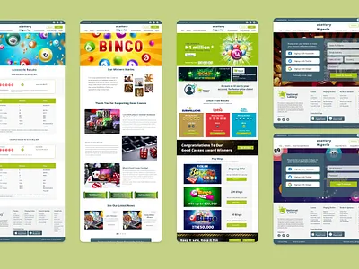 Lottery Web Design | Website Design creative design design ui uidesign uiux web ui webdesign