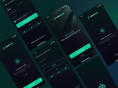Onboarding Login Flow — Mobile App android app icon interface ios login mobile onboarding register screen splash ux