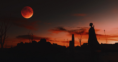 Sunset 3d art c4d cgi design direction model octane