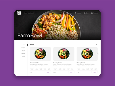 UrbanKisaan | FarmBowl Landing Page design ui ux web website