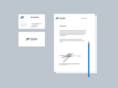 Finratech — Brand Identity for Digital Consulting Company bachoodesign brand guidelines branding business card clean identity logo logotype redesign watermark