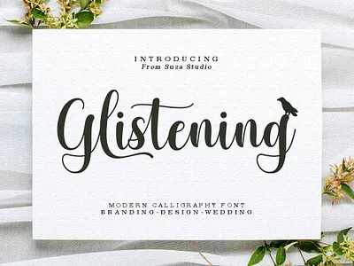 Glistening branding graphic design logo motion graphics