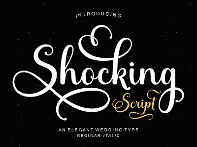 Shocking Script branding graphic design logo motion graphics