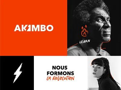 Akimbo Logo brand identity branding design logo logo design logotype ui ui design webdesign