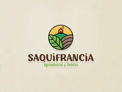 logo Saquifrancia cacao cocoa farm logo logotipo shot vector