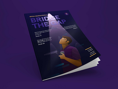 Electricity– magazine cover adobe illustrator affinity designer bbps bharat bharat billpay branding design electricity bill illustration india indian man magazine cover prodreate setu upi vector artwork