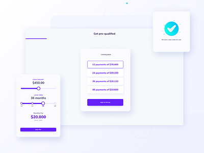 Loan calculator app app design branding design figma loaning logo product design ui ux web