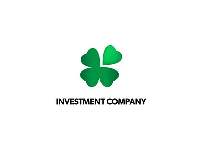 Investment company logo concept brand branding business design finance gradient gradient logo graphic design green icon illustration illustrator logo luck money new logo pen pen tool vector