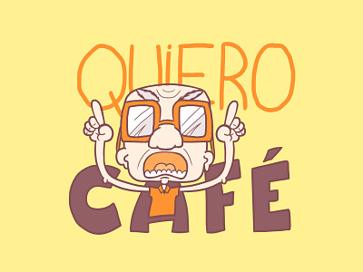 Quiero café café coffee design gráfico funny graphic design illustration ilustração loja moita meme moita quero café quiero café t shirt tee tees veinho veio velhinho velho véio