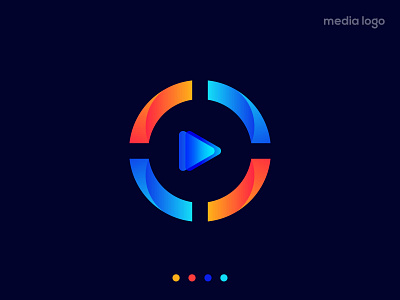Media logo(for sale) branding design flat icon illustrator logo minimal text logo typography vector