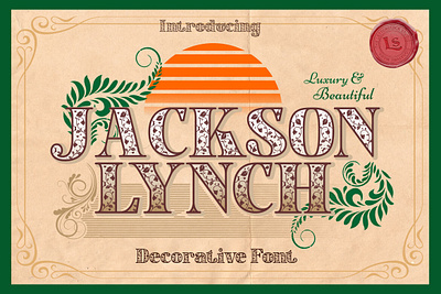 Jacksonlynch font typography vintagefont