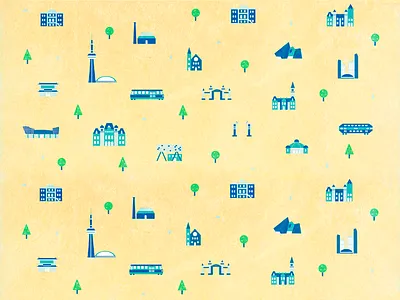 Toronto architecture branding buildings design graphic graphic design illustration pattern toronto