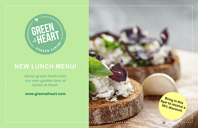 Flyer for food company adobe indesign design flyer illustration