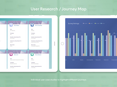 User Research / Journey Map emotion empathy map report research ux
