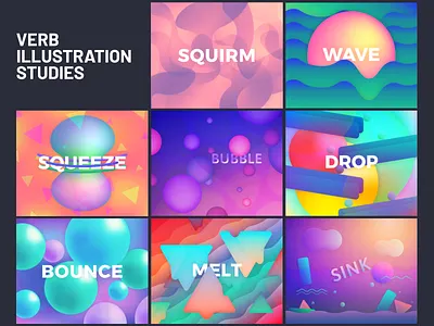 Verb Illustration Studies design graphic design illustration logo study vector