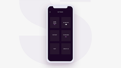 Daily Ui: Day 7 - Settings app application daily daily ui dailyui design design challenge graphic design mobile mobile phone phone app phone design settings settings design ui ui design