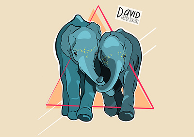 Love me like an elephant! custom artwork custom product design