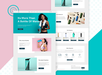 Ecommerce website Home Page Design adobe xd design landing page ui ui design ux ux design webdesign