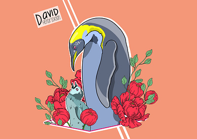 Penguin Dads rock custom artwork dad penguin