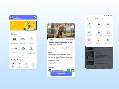 Donation App design donation islamic