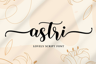 Astri Script branding cand design font graphic design illustration logo script wedding