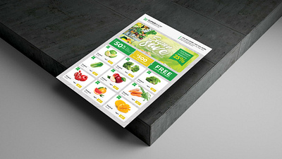 Supermarket Flyer / Grocery Ads Flyer Promotion a4 animation branding business business flyer design flyer graphic design illustration leaflet logo marketing modern promotion