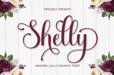 Shelly Script branding cand design font graphic design illustration logo script wedding