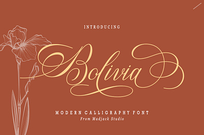 Bolivia Script branding cand design font graphic design illustration logo script wedding