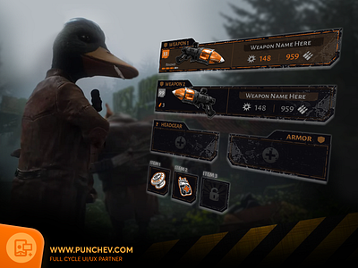 Mutant Year Zero: Road to Eden UI Design branding design gui icons illustration interface logo punchev ui ux