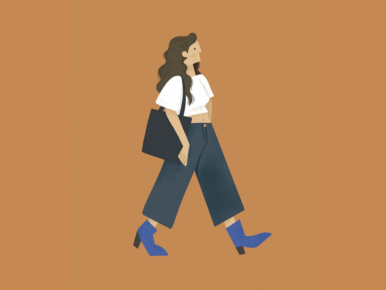 Sunday Morning Stroll by Alisa Wismer on Dribbble