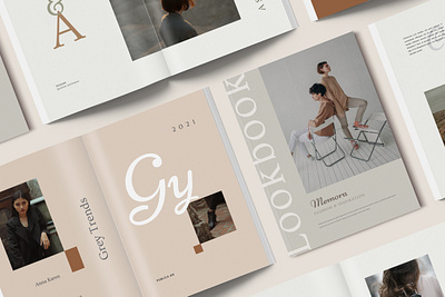 MEMORA Inspire Lookbook branding canva design canva template catalog catalogue editorial indesign inspire lookbook layout design lookbook minimalist modern multipurpose design print design template design templates